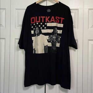 Outkast Black Short Sleeve Crew Neck Hip Hop Rap T Shirt Tee Size 3XL